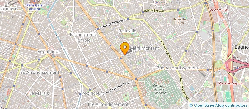 localisation de l'entreprise LAVIDEO à PARIS