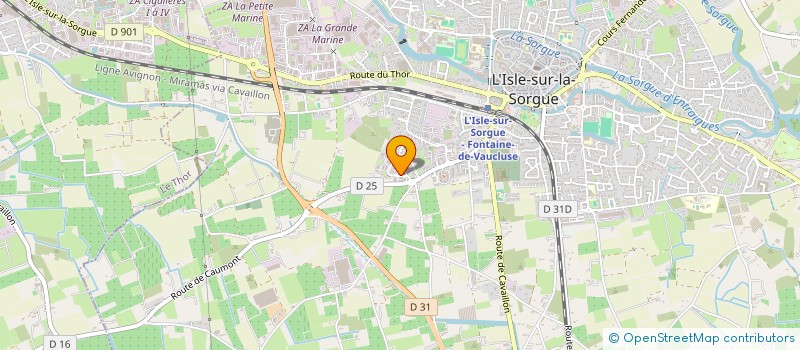 localisation de l'entreprise LAVIDO  L ISLE SUR LA SORGUE