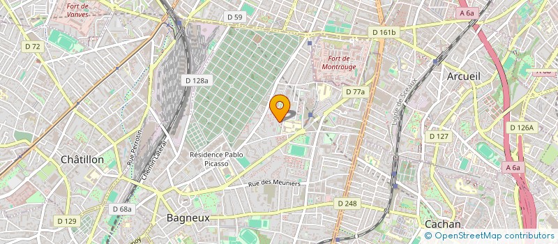 localisation de l'entreprise LAVIDOLACALME COMPAGNIE  BAGNEUX