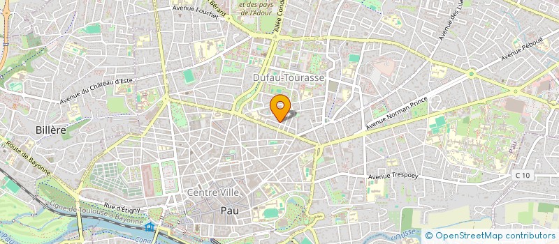 localisation de l'entreprise LAVIE-CAMBOT à PAU