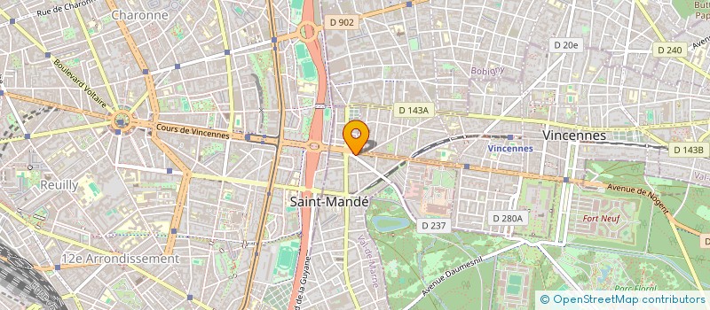 localisation de l'entreprise LAVIE5566 à SAINT-MANDE