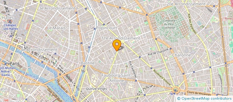 localisation de l'entreprise LAVIEDANSE  PARIS