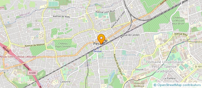 localisation de l'entreprise LAVIELLE JEAN ET RENE  PESSAC