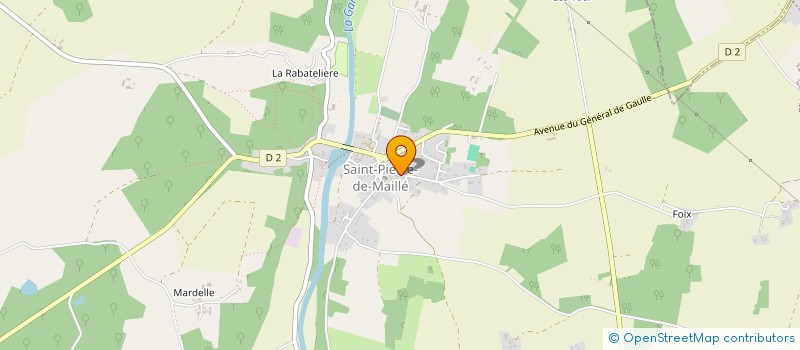 localisation de l'entreprise LAVIFA  SAINT-PIERRE-DE-MAILLE