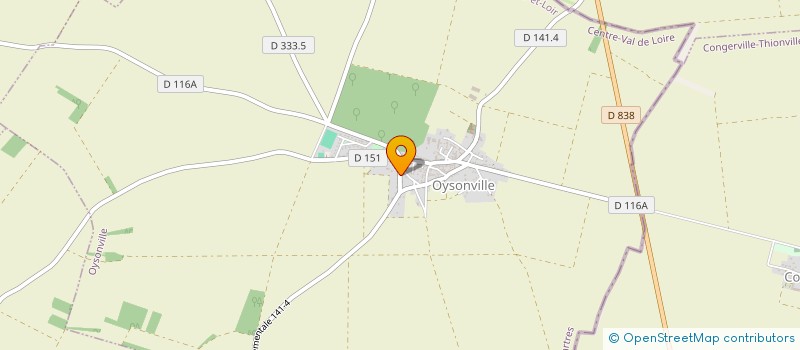 localisation de l'entreprise LAVIGNE à GARANCIERES-EN-BEAUCE