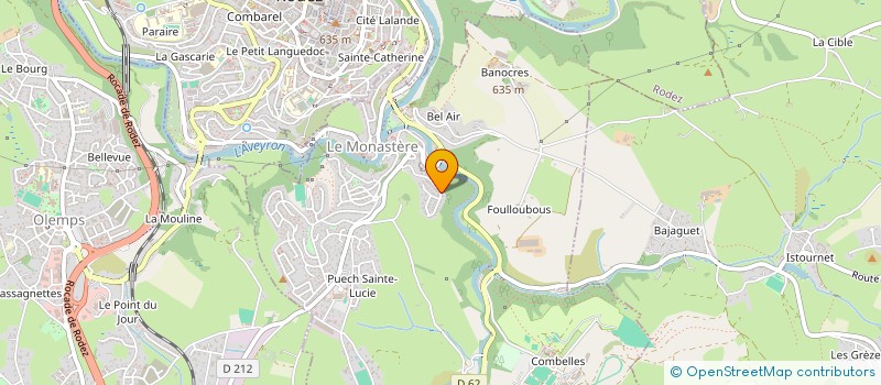 localisation de l'entreprise LAVIGNE  LE MONASTERE