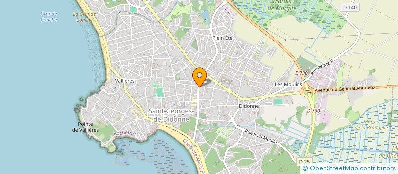 localisation de l'entreprise LAVIGNE  SAINT-GEORGES-DE-DIDONNE