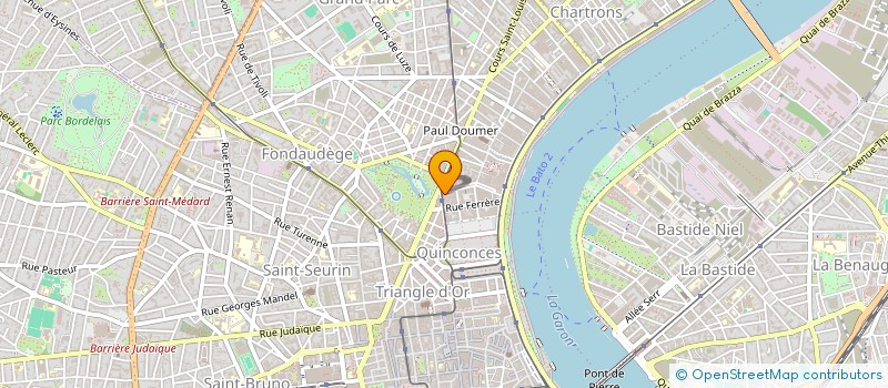 localisation de l'entreprise LAVIGNE CONSEILS  BORDEAUX