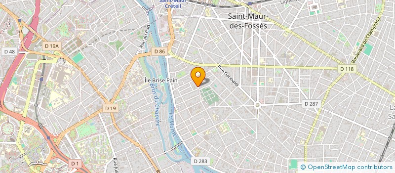 localisation de l'entreprise LAVIGNE DE ST MAUR à SAINT-MAUR-DES-FOSSES