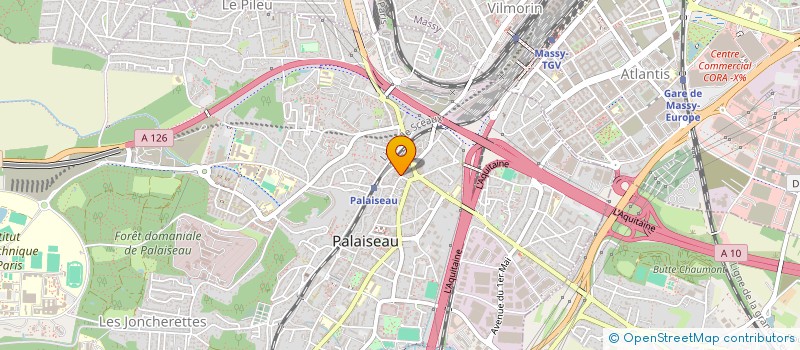 localisation de l'entreprise LAVIGNE DES CHAMPS à PALAISEAU