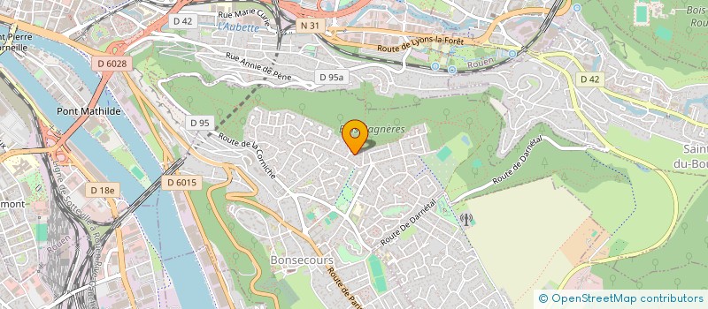 localisation de l'entreprise LAVIGNE INVEST  BONSECOURS