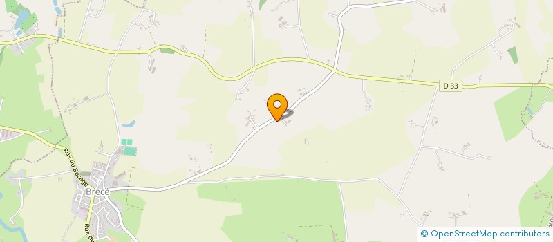localisation de l'entreprise LAVIGNE MACONNERIE  BRECE