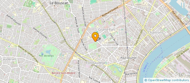 localisation de l'entreprise LAVIGNE-MANIGAND  BORDEAUX