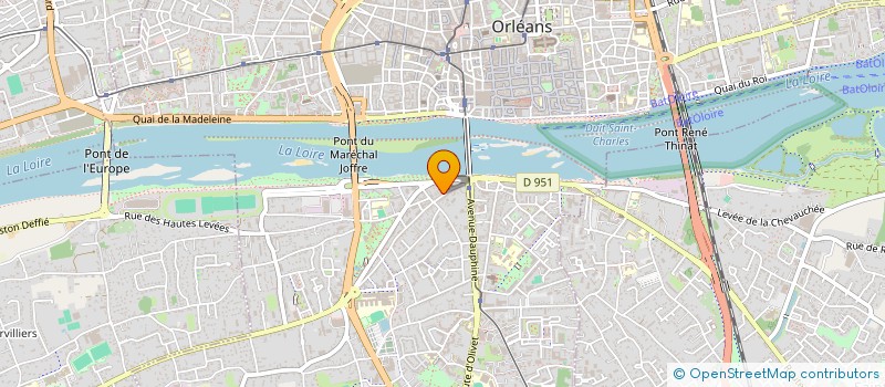 localisation de l'entreprise LAVIGNE MAURICE APPLICATION à ORLEANS