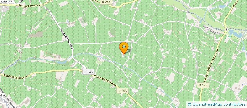 localisation de l'entreprise LAVIGNE PERE & FILS  SAINT-SULPICE-DE-FALEYRENS