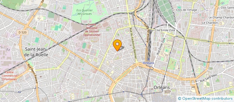 localisation de l'entreprise LAVIGOGNE à ORLEANS