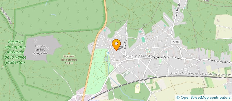 localisation de l'entreprise LAVILLA IMMO  BOURRON-MARLOTTE