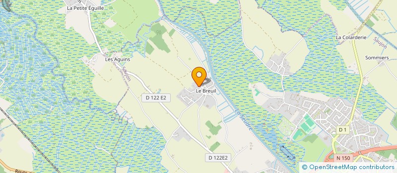 localisation de l'entreprise LAVILLE ET FILS à SAUJON