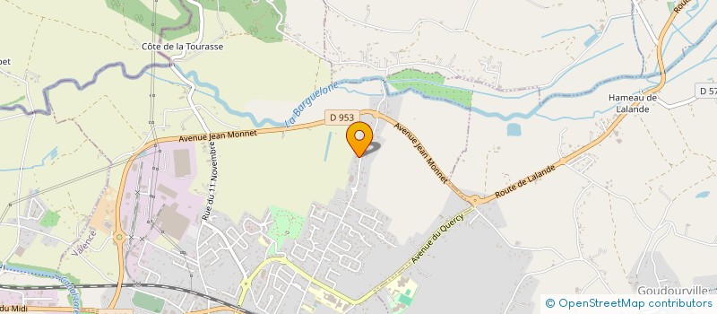 localisation de l'entreprise LAVILLEDIEU INVEST  VALENCE