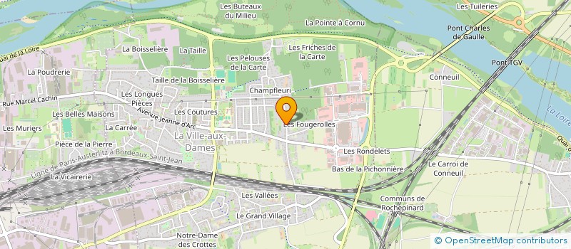 localisation de l'entreprise LAVILLO  LA VILLE-AUX-DAMES