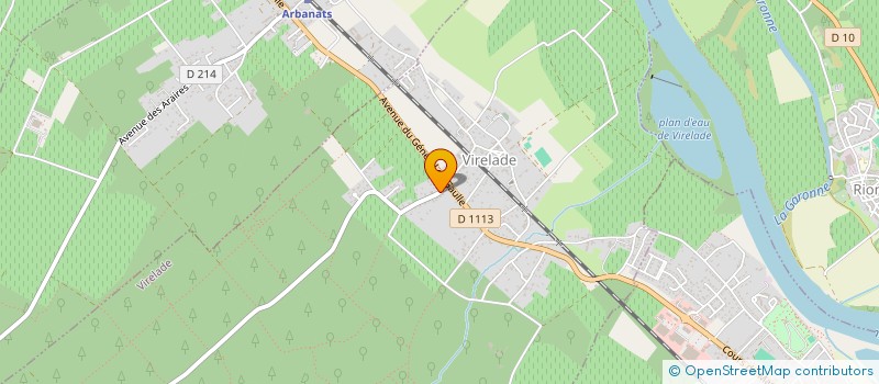 localisation de l'entreprise LAVIMMO  VIRELADE