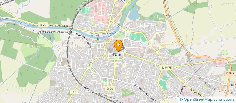 localisation de l'entreprise LAVIMMO à DAX