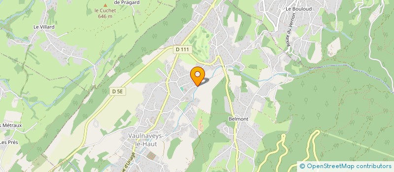 localisation de l'entreprise LAVIMMOB  VAULNAVEYS-LE-HAUT