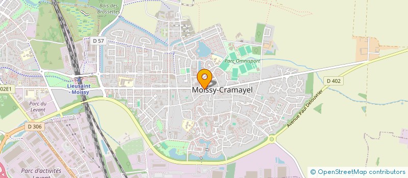 localisation de l'entreprise LAVIN à MOISSY-CRAMAYEL