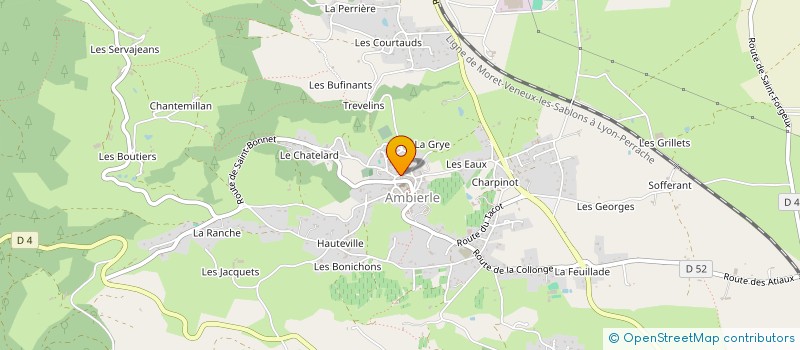 localisation de l'entreprise LAVIN à AMBIERLE
