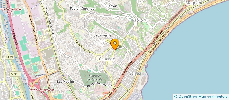 localisation de l'entreprise LAVINAT à NICE