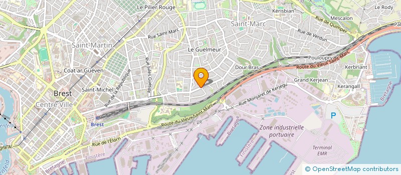 localisation de l'entreprise LAVING CAR à BREST