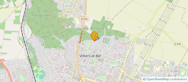 localisation de l'entreprise LAVINIA  VILLIERS-LE-BEL