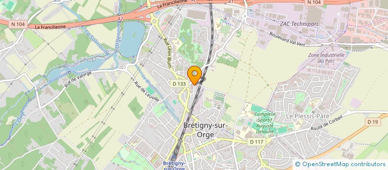 localisation de l'entreprise LAVINIA BEAUTY à BRETIGNY-SUR-ORGE