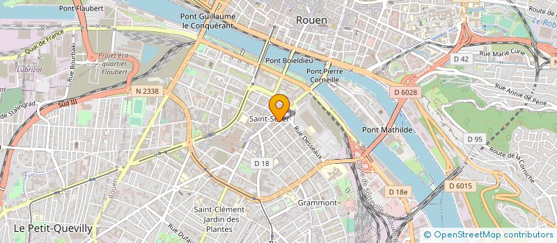 localisation de l'entreprise LAVIOLETTE JEAN PIERRE à ROUEN