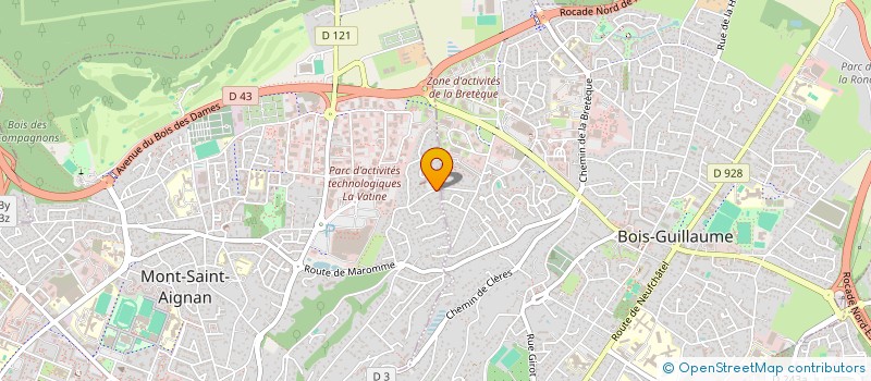 localisation de l'entreprise LAVIS  MONT-SAINT-AIGNAN