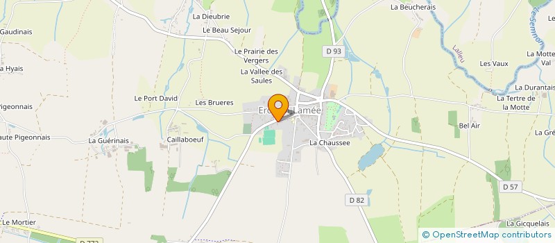 localisation de l'entreprise LAVIS  ERCE-EN-LAMEE