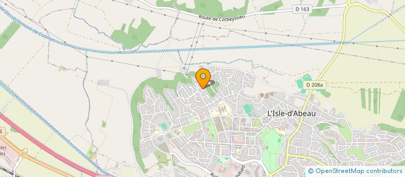 localisation de l'entreprise LAVISION  L'ISLE-D'ABEAU