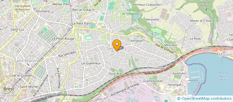 localisation de l'entreprise LAVISSE SERVICES à BREST