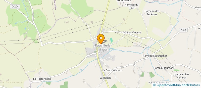 localisation de l'entreprise LAVIVE  RAUVILLE-LA-BIGOT