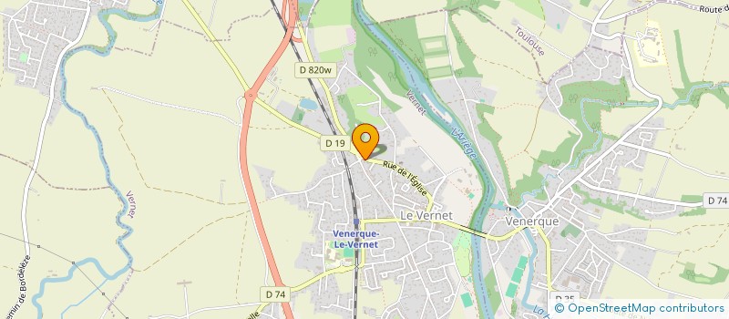 localisation de l'entreprise LAVIZA  VERNET