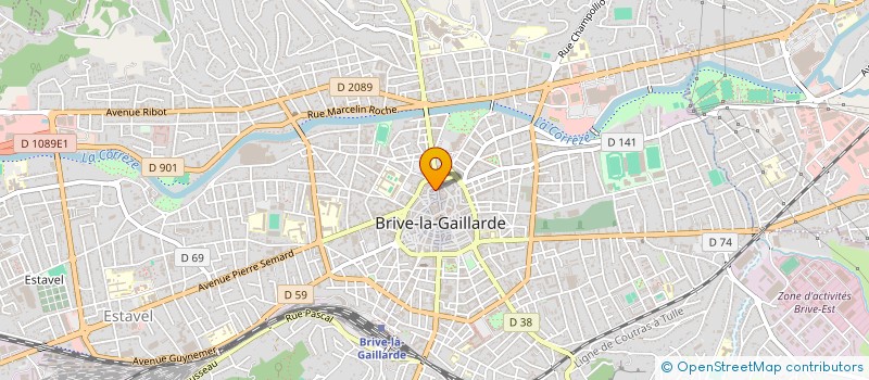 localisation de l'entreprise LAVJ à BRIVE-LA-GAILLARDE