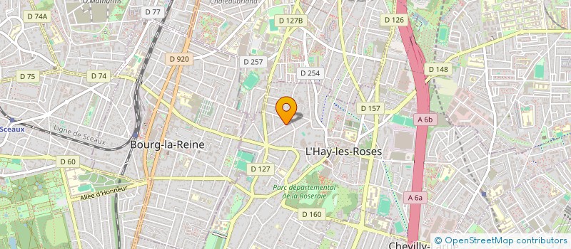 localisation de l'entreprise LAVM  L HAY LES ROSES