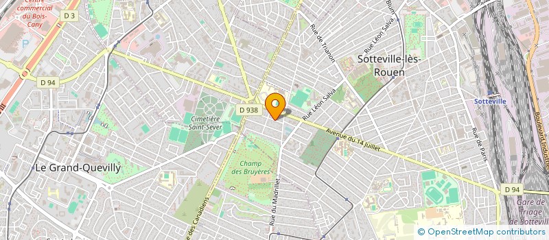 localisation de l'entreprise LAVMATIC à SOTTEVILLE-LES-ROUEN