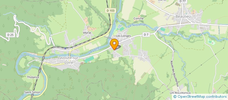 localisation de l'entreprise LAVO  LAVOUTE-SUR-LOIRE