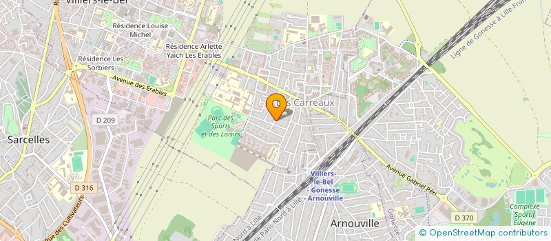 localisation de l'entreprise LAVO CITY  VILLIERS-LE-BEL