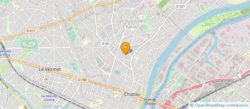 localisation de l'entreprise LAVO III à CHATOU