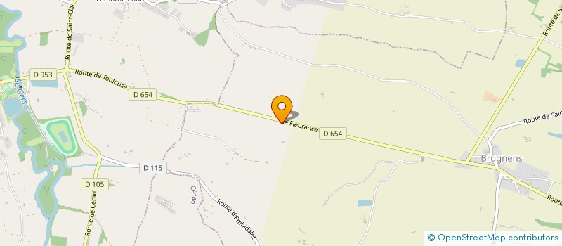 localisation de l'entreprise LAVOCAT  BRUGNENS