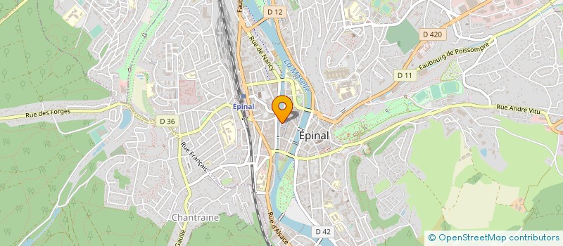 localisation de l'entreprise LAVOIR ENTENDU  EPINAL