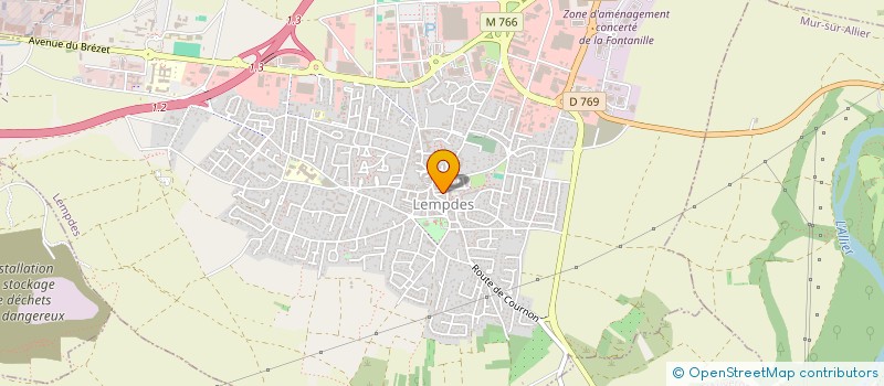 localisation de l'entreprise LAVOIR ST VINCENT  LEMPDES