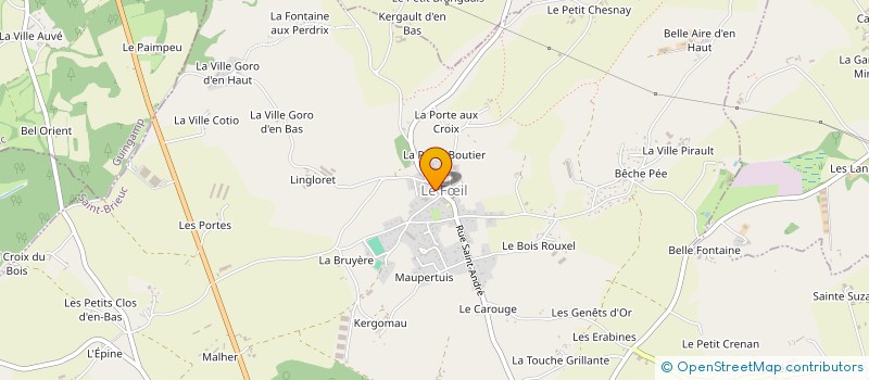 localisation de l'entreprise LAVOIRS ET FONTAINES DE LE FOEIL  LE FIL